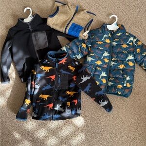 Boys outerwear jackets and vest size 5